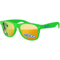 Retro Mirrored Sunglasses with OpticPRINT and Arm Imprint